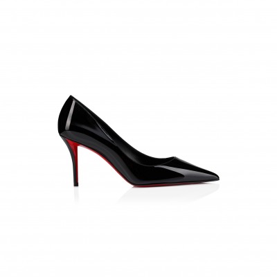CHRISTIAN LOUBOUTIN MISS Z 80 MM PUMPS-PATENT CALF LEATHER-BLACK-WOMEN 1250929B439